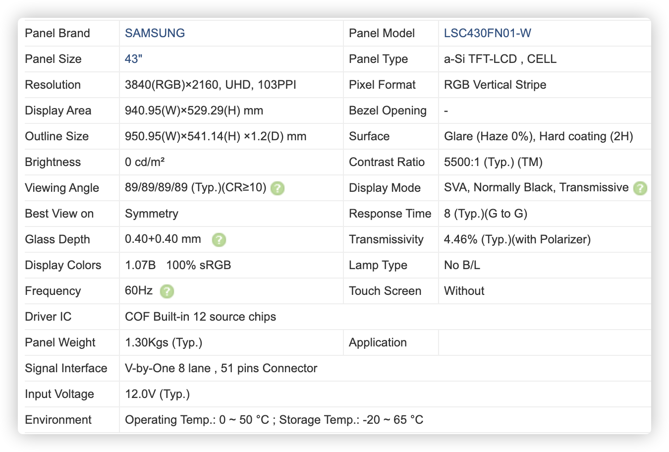 ४३ इन्चको SAMSUNG TV प्यानल ओपन सेल उत्पादन सङ्कलन (७)